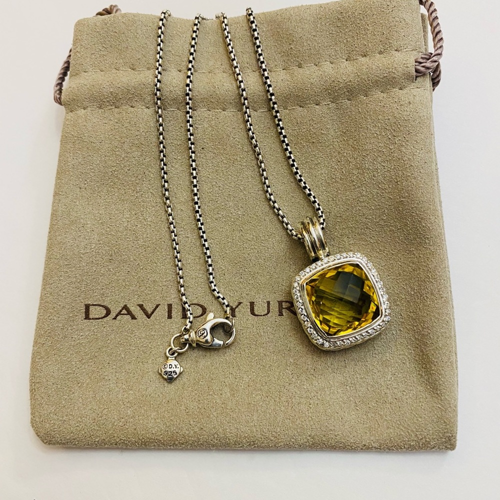 ♥️♥️SOLD♥️♥️DAVID YURMAN 14mm Lemon Citrine Albion - Picture 1 of 11